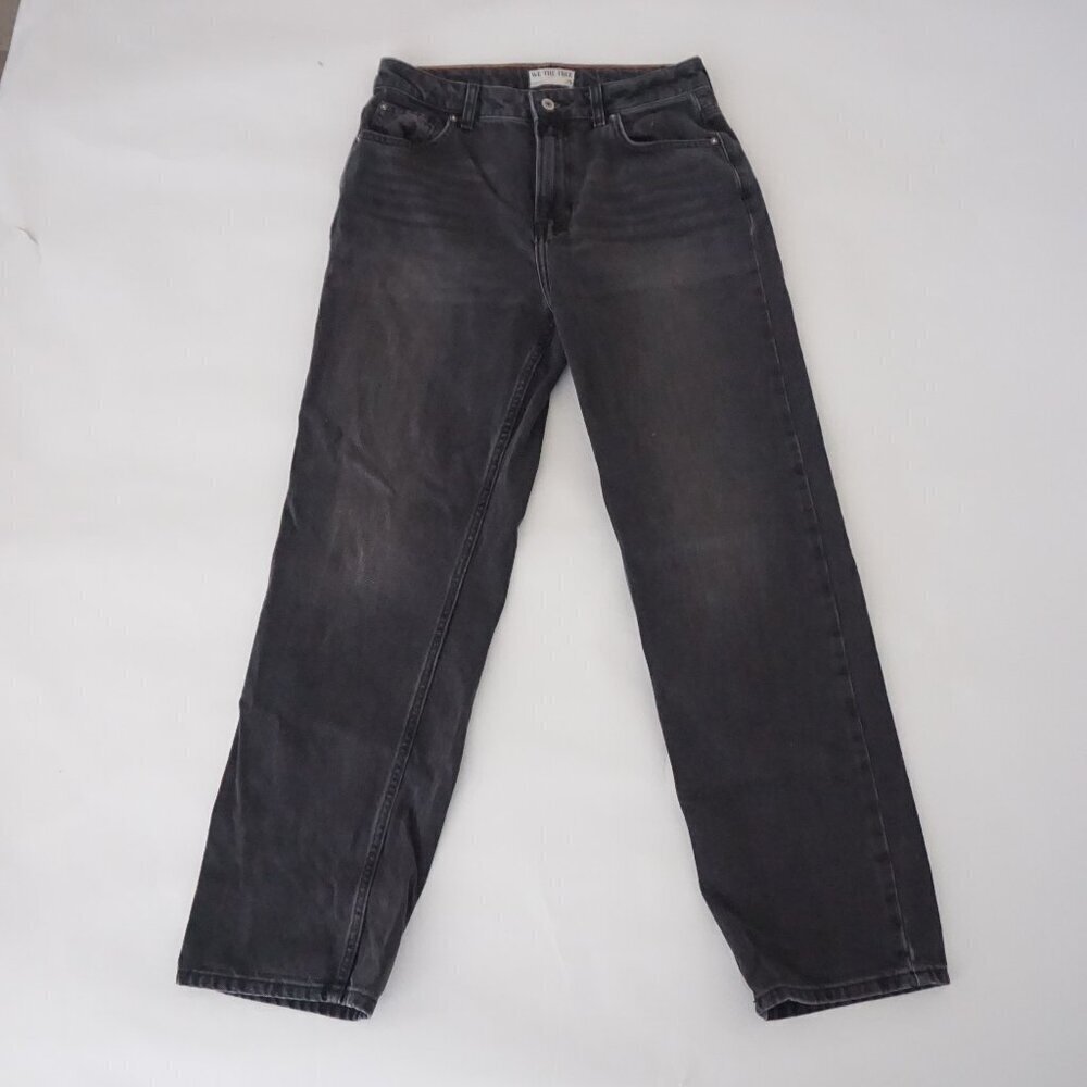 We The Free Black The Pacifica High Rise Slim Straight Leg Denim Jeans 29